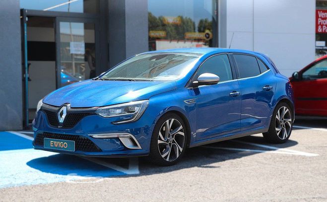 Renault Megane 1.6 TCE 205 ENERGY GT EDC BVA AFF TH SIE Bleu de 2017