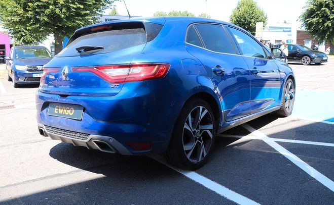 Renault Megane 1.6 TCE 205 ENERGY GT EDC BVA AFF TH SIE Bleu de 2017