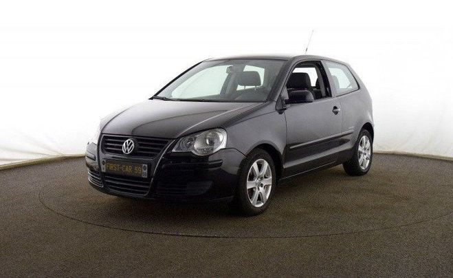 Volkswagen Polo 1.4 85CH CONFORTLINE 3P Noir de 2009