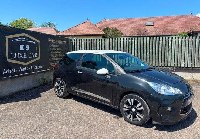 Citroen DS3 1.6 e-HDi So Chic 92CV 1 �res mains Noir de 2011