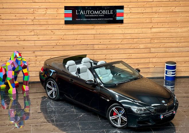 BMW M6 E63 Cabriolet 507cv SMG Noir de 2007