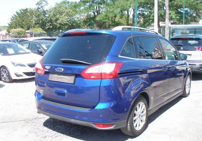 Ford grand C Max II (2) 2.0 TDCI 150 S&S TITANIUM BV6 Bleu de 2016