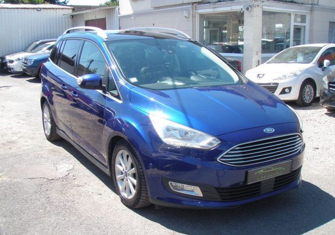 Ford grand C Max II (2) 2.0 TDCI 150 S&S TITANIUM BV6 Bleu de 2016