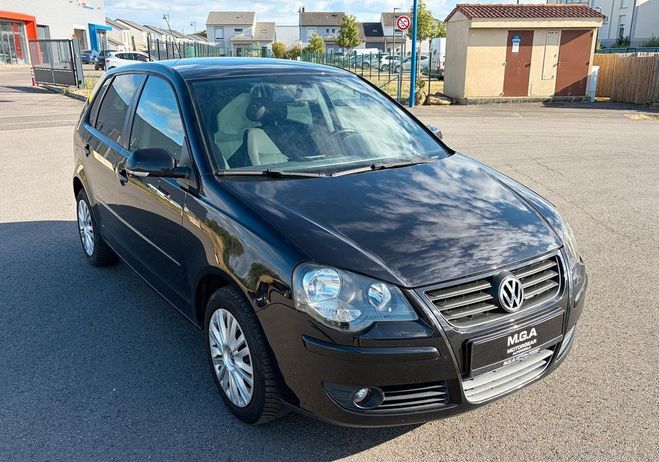 Volkswagen Polo IV 1.4 TRENDLINE 80 CH Noir de 2009