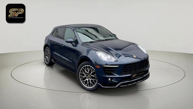 Porsche Macan S * V6 3.0 * 340 ch * TVA * Toit Pano *  Bleu de 2016