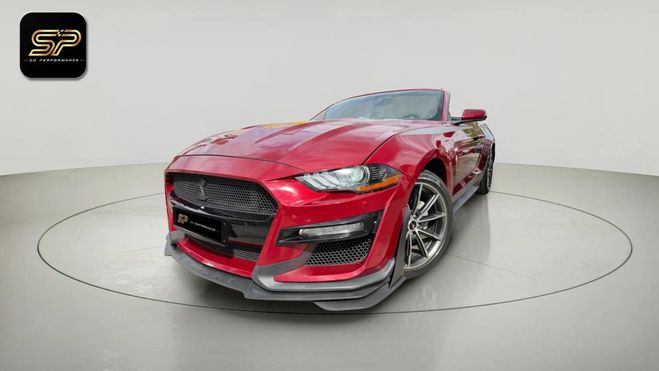 Ford Mustang Cabriolet EcoBoost * 314 ch * BVA * CarP Rouge de 2019