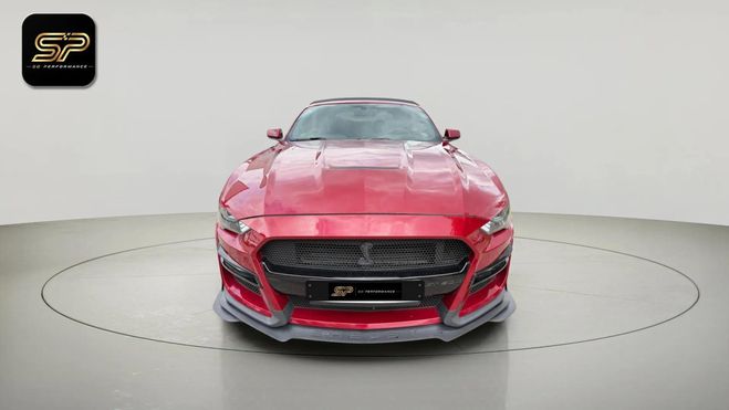 Ford Mustang Cabriolet EcoBoost * 314 ch * BVA * CarP Rouge de 2019
