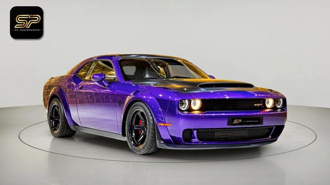 Dodge Challenger SRT Demon *1 of 1 *851 ch* V8 6.2 Superc Violet de 2019