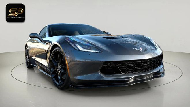 Chevrolet Corvette C7 Stingray * V8 6.2 * 466 ch * Pack Z51 Gris de 2014