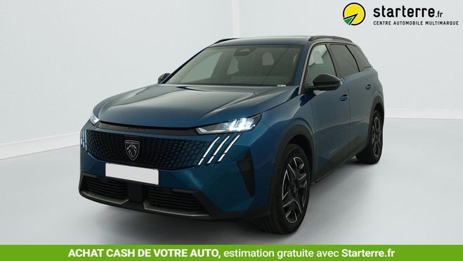 Peugeot 5008 HYBRID 145 CH E-DCS6 ALLURE Bleu de 2025