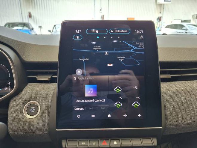 Renault Clio E-Tech hybride 145 Techno gris de 2023