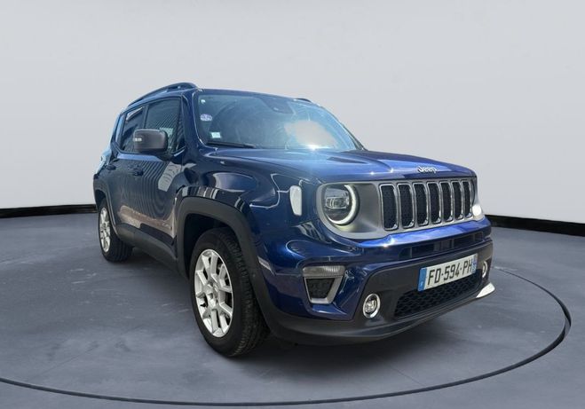 Jeep Renegade 1.0 GSE T3 120 Limited Bleu de 2019
