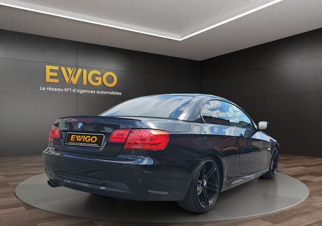 BMW Serie 3 E93 CABRIOLET 3.0 330 D 245 PACK M GARAN Noir de 2010