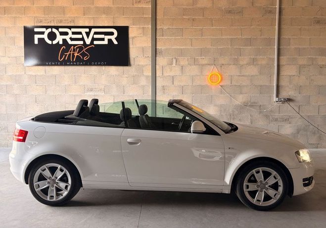 Audi A3 Cabriolet 1.6 TDI 105ch DPF Start-Stop A Blanc de 2010