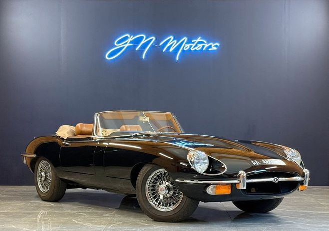 Jaguar E-Type E 4.2 Cabriolet Restauration compl�te Et Noir de 1969