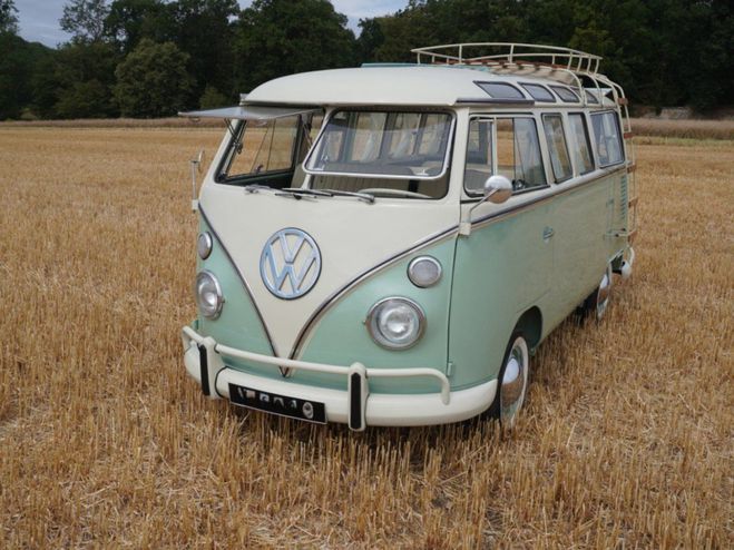 Volkswagen Combi T1 modifi� Samba 23 Fen�tres Vert de 1975