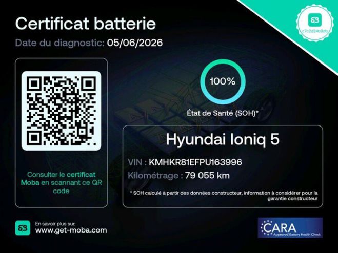 Hyundai Ioniq 5 77 KWH - 229CH EXECUTIVE GRIS de 2023