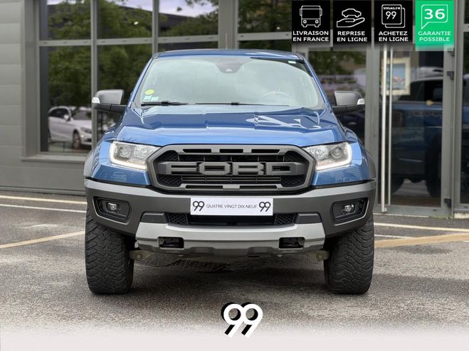 Ford Ranger RAPTOR 213CH SI�GE CHAUFFANT ATTELAGE CA BLEU FONCE de 2019