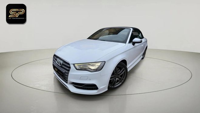 Audi S3 Cabriolet Quattro * 300 ch * S-Tronic *  Blanc de 2015