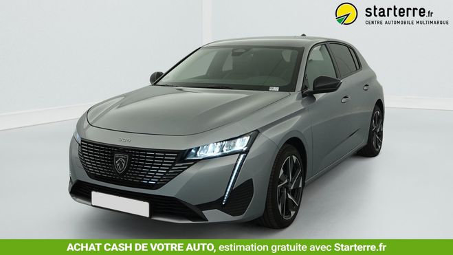Peugeot 308 Hybrid 145 e-DCS6 Allure Gris de 2025