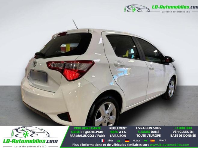 Toyota Yaris 70 VVT-i BVM Blanc de 2018