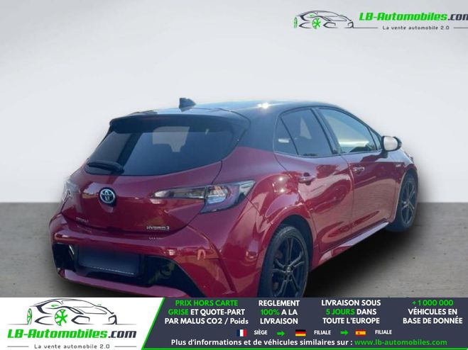 Toyota Corolla Hybride 122h BVA Rouge M�tallique de 2020