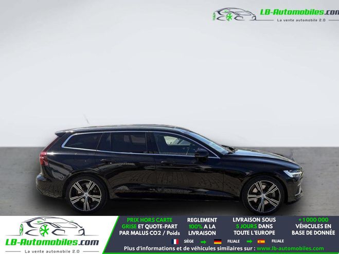 Volvo V60 T6 AWD 253 ch + 145 ch BVA Noir M�tallique de 2020