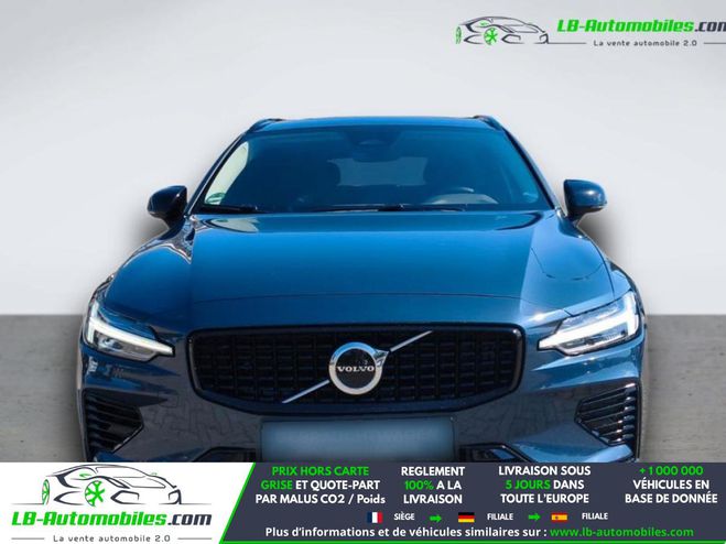 Volvo V60 T6 AWD 253 ch + 145 ch BVA Bleu M�tallique de 2022