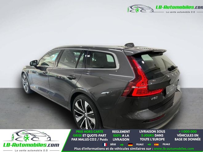 Volvo V60 T6 AWD Hybride Rechargeable 253 ch + 145 Gris M�tallique de 2023