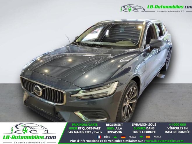 Volvo V60 T6 AWD Hybride Rechargeable 253 ch + 145 Bleu M�tallique de 2024