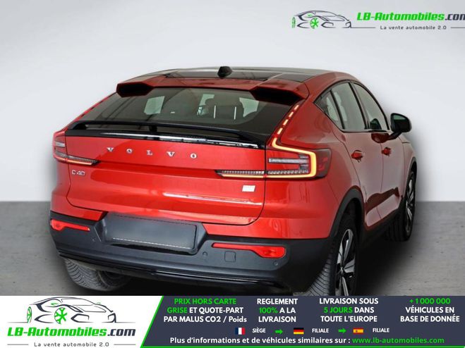 Volvo C40 231 ch BVA Rouge de 2023
