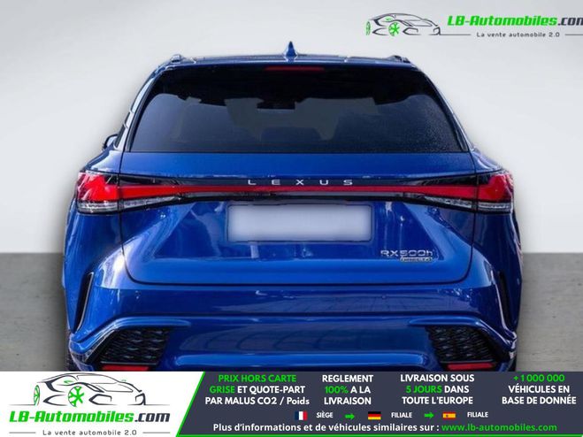 Lexus RX 500h 4WD Bleu M�tallique de 2023