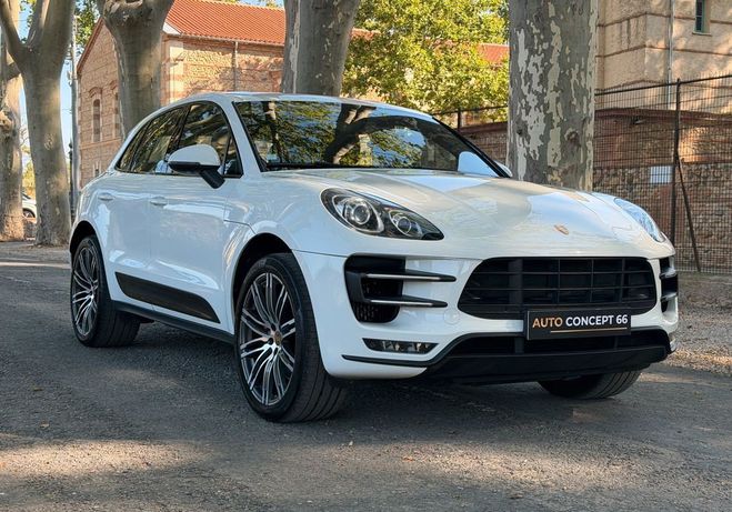 Porsche Macan TURBO 3.6 V6 400 ch PDK Blanc de 2014