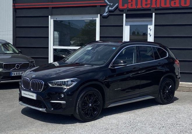 BMW X1 (F48) XDRIVE25DA 231CH XLINE Noir de 2016