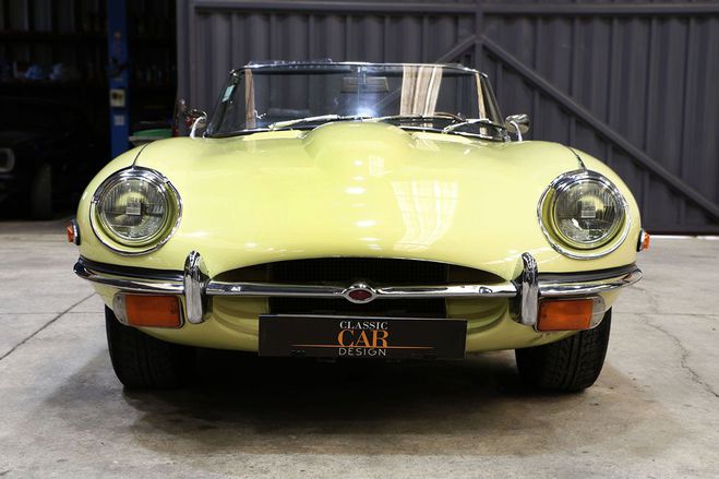 Jaguar E-Type S�rie 2 4,2L jaune de 