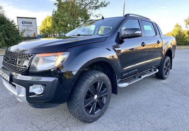 Ford Ranger 3.2 TDCI 200CH DOUBLE CABINE WILDTRAK 4X Noir de 2015