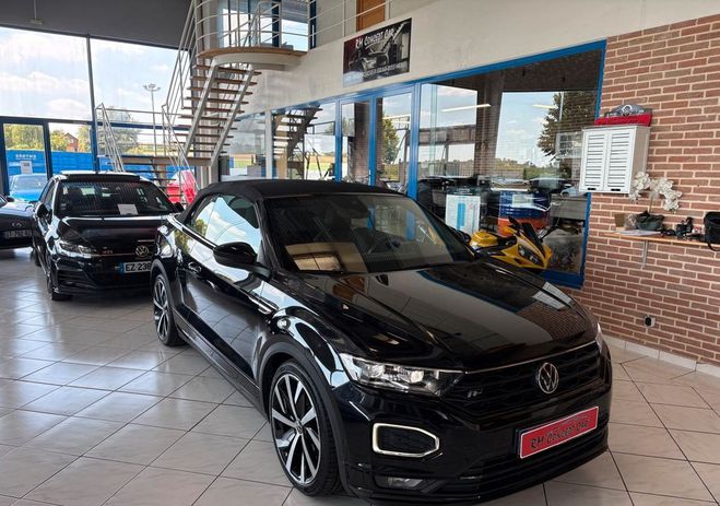 Volkswagen T Roc T 1.5 TSI DSG CABRIOLET R LINE 150CH GPS Noir de 2022