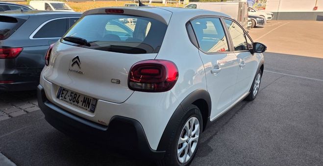 Citroen C3 1.6 BlueHDi 75 ch ? 2018 Tr�s bon �tat C Blanc de 2018
