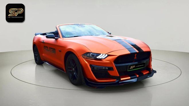 Ford Mustang Cabriolet * V8 5.0 * 466 ch * BVA * Cuir Orange de 2021