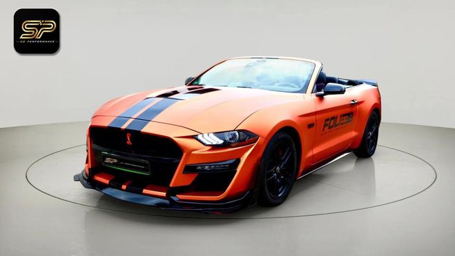 Ford Mustang Cabriolet * V8 5.0 * 466 ch * BVA * Cuir Orange de 2021