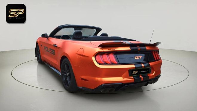 Ford Mustang Cabriolet * V8 5.0 * 466 ch * BVA * Cuir Orange de 2021