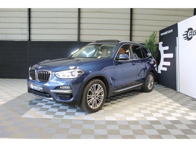 BMW X3 xDrive 30d Sport Luxury / Toit ouvrant / BLEU FONCE de 2019