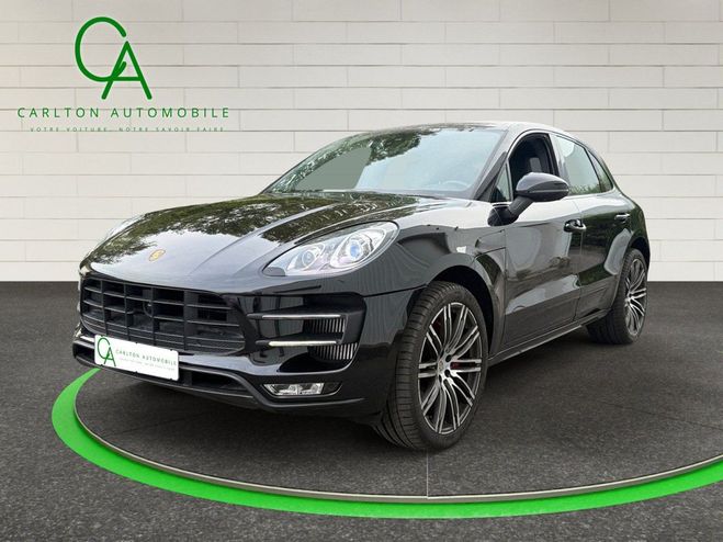 Porsche Macan Turbo 3.6 400 PDK SUVI PORSCHE-ACC-SI�GE Noir de 2016