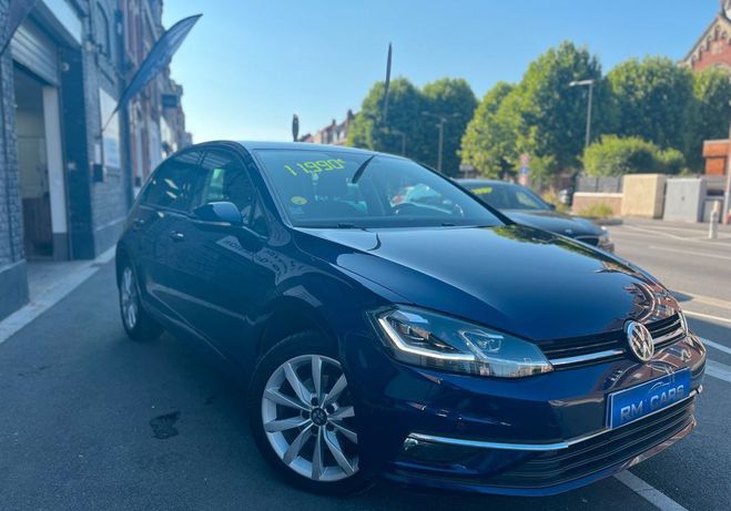 Volkswagen Golf Vw 7 2.0 Tdi 150 Ch Blue Motion Bleu de 2018