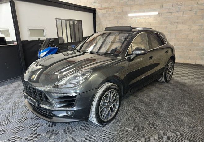 Porsche Macan (95B) 3.0 V6 258CH S DIESEL PDK DEUXI�ME Gris de 2016