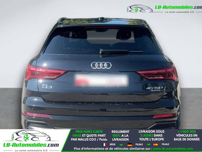 Audi Q3 40 TDI 200 ch BVA Quattro Noir M�tallique de 2022