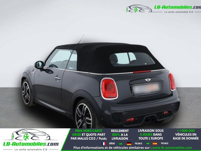 Mini Cabrio John  Works 231 ch BVA Gris M�tallique de 2018
