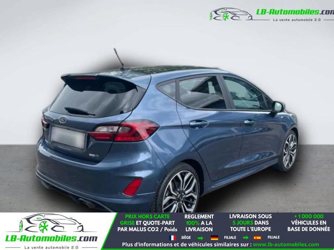 Ford Fiesta 1.0 EcoBoost 155 ch mHEV BVM Bleu M�tallique de 2022