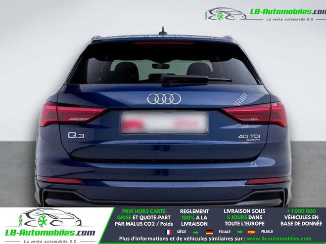 Audi Q3 40 TDI 200 ch BVA Quattro Bleu M�tallique de 2022