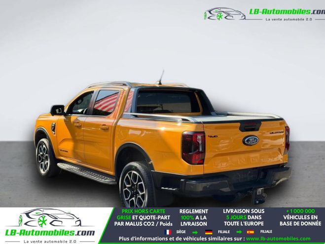 Ford Ranger DOUBLE CABINE 3.0 V6 288 CH BVA Orange de 2023